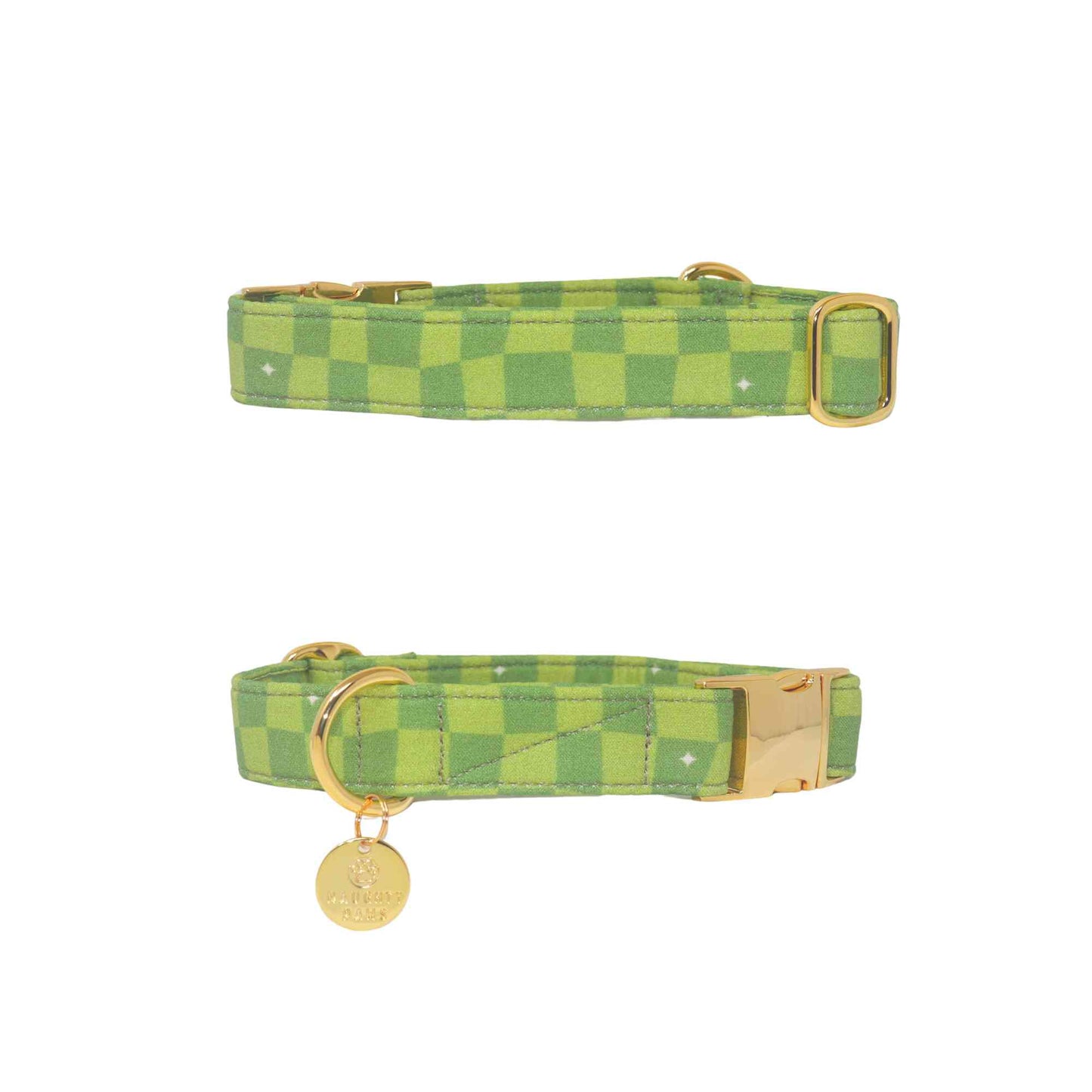 "Kiwi Grid" Collar