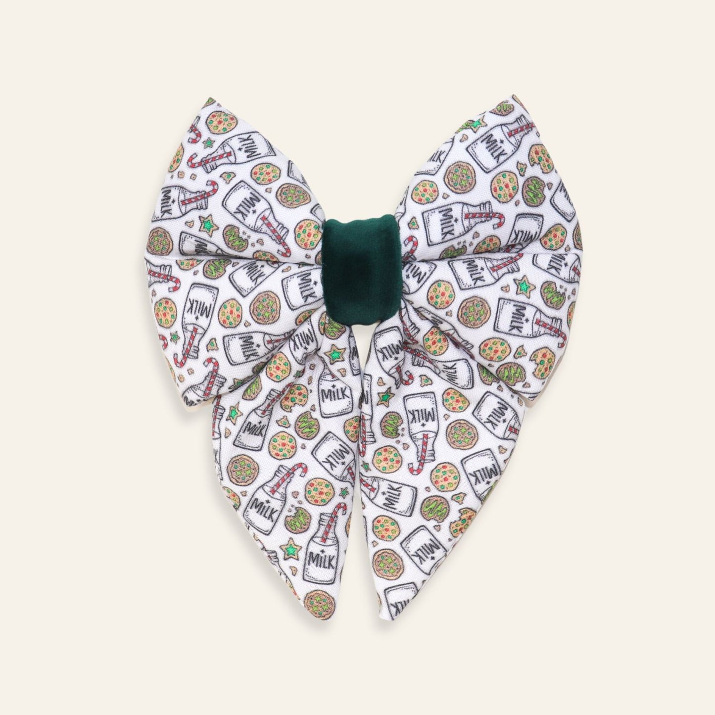 "Milk and Cookies" Sailor Bow
