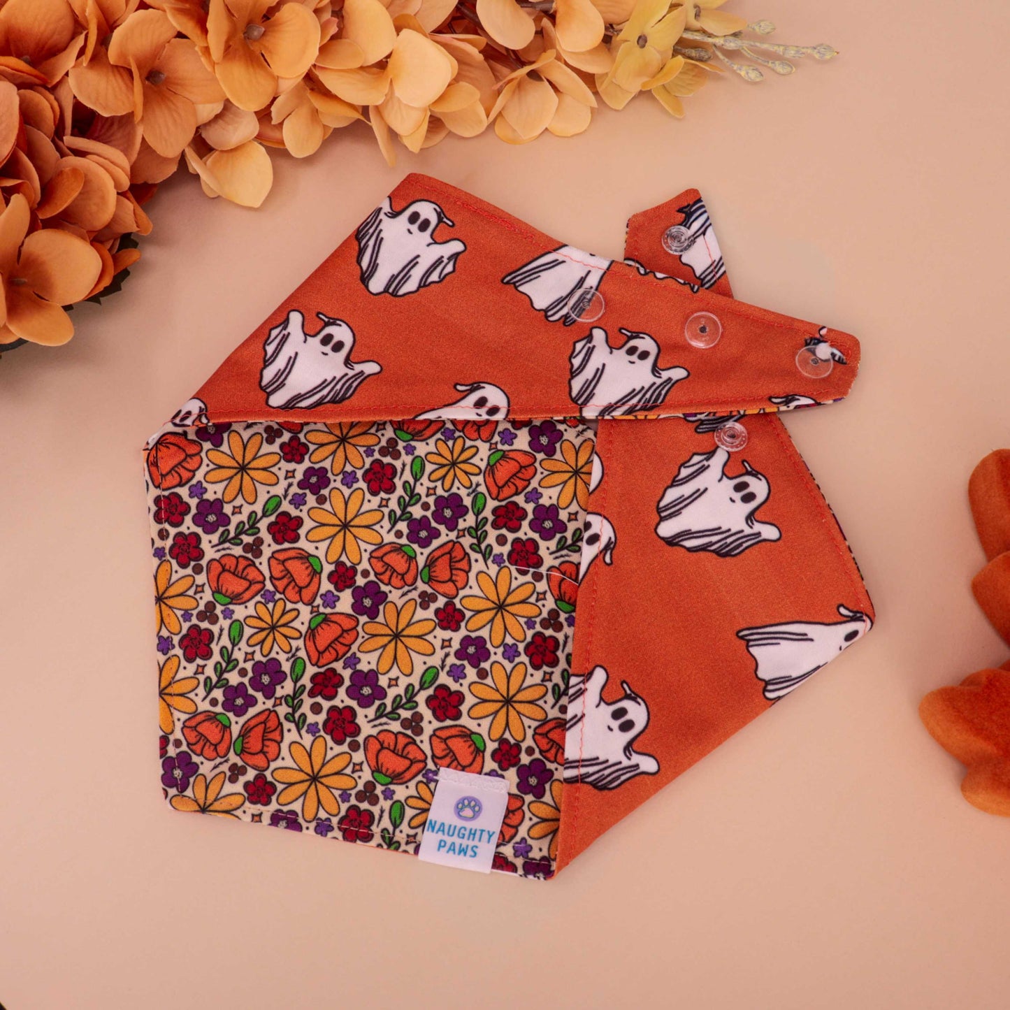 "Golden Poppy" Reversible Bandana