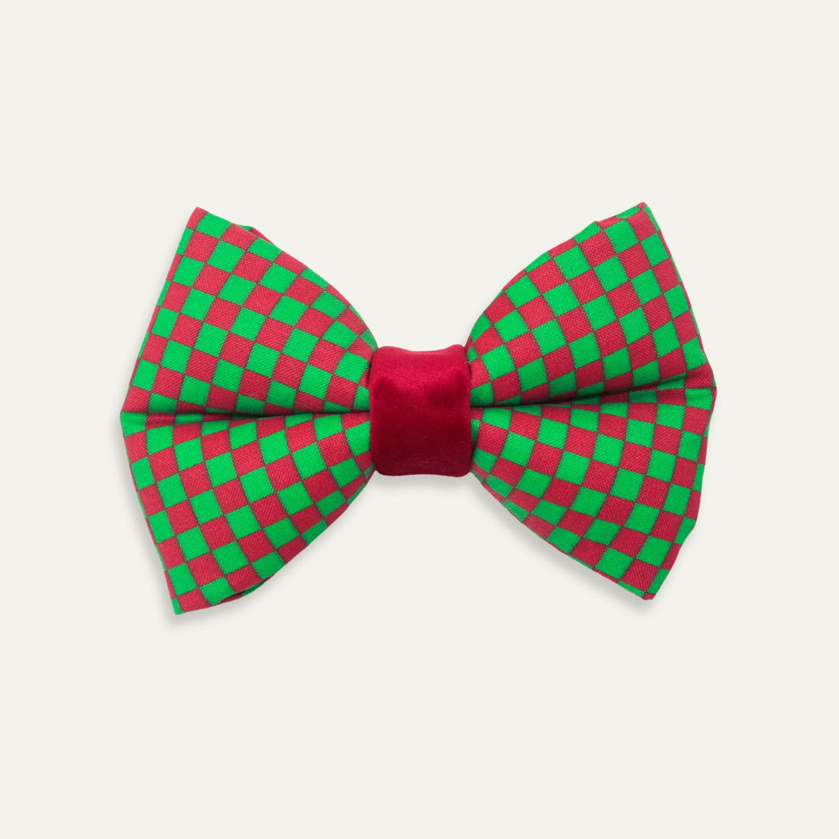 "Santa's Little Helper" Puffy Bow Tie