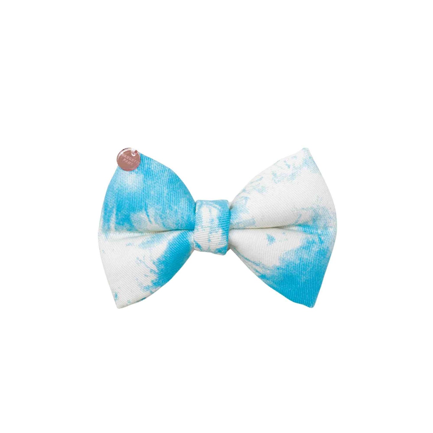 "Salty Shores" Denim Puffy Bow Tie