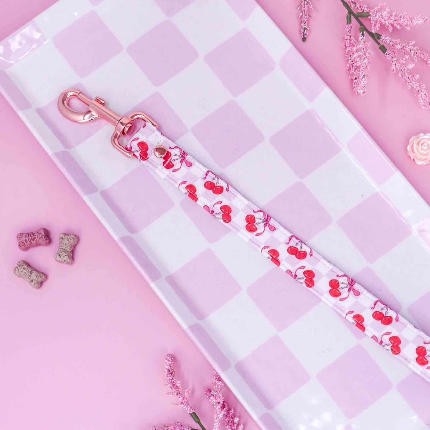"Cherry Chic" Leash