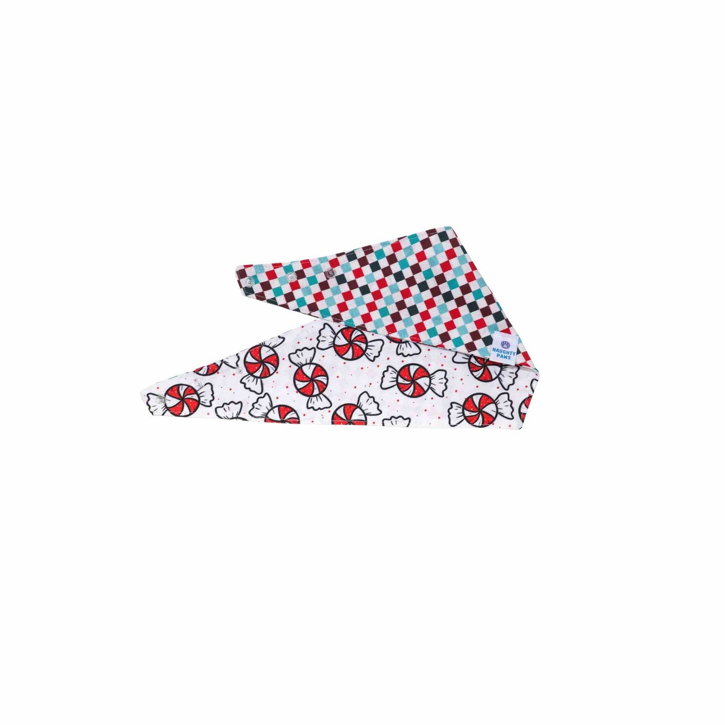 "Peppermint" Reversible Bandana