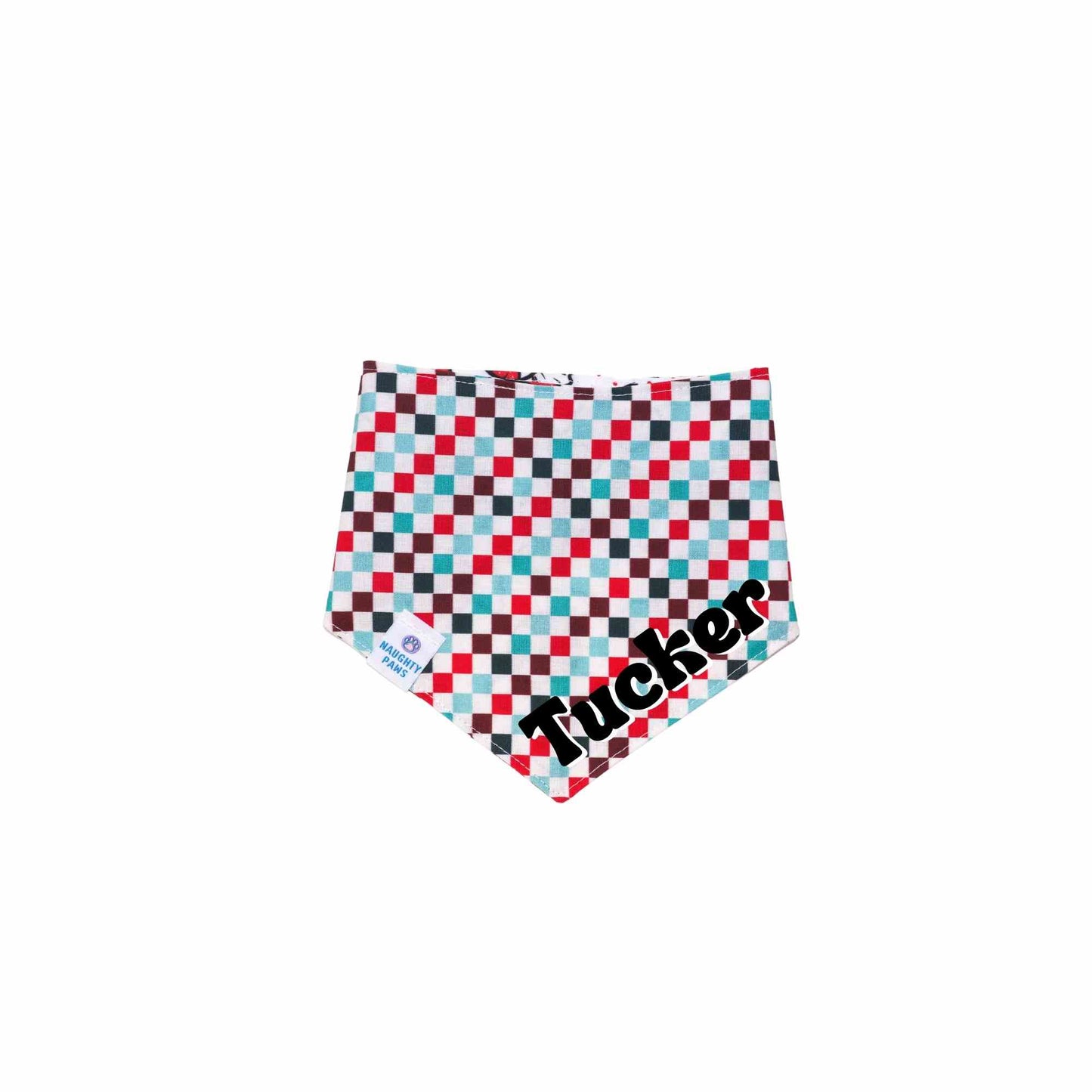 "Peppermint" Reversible Bandana