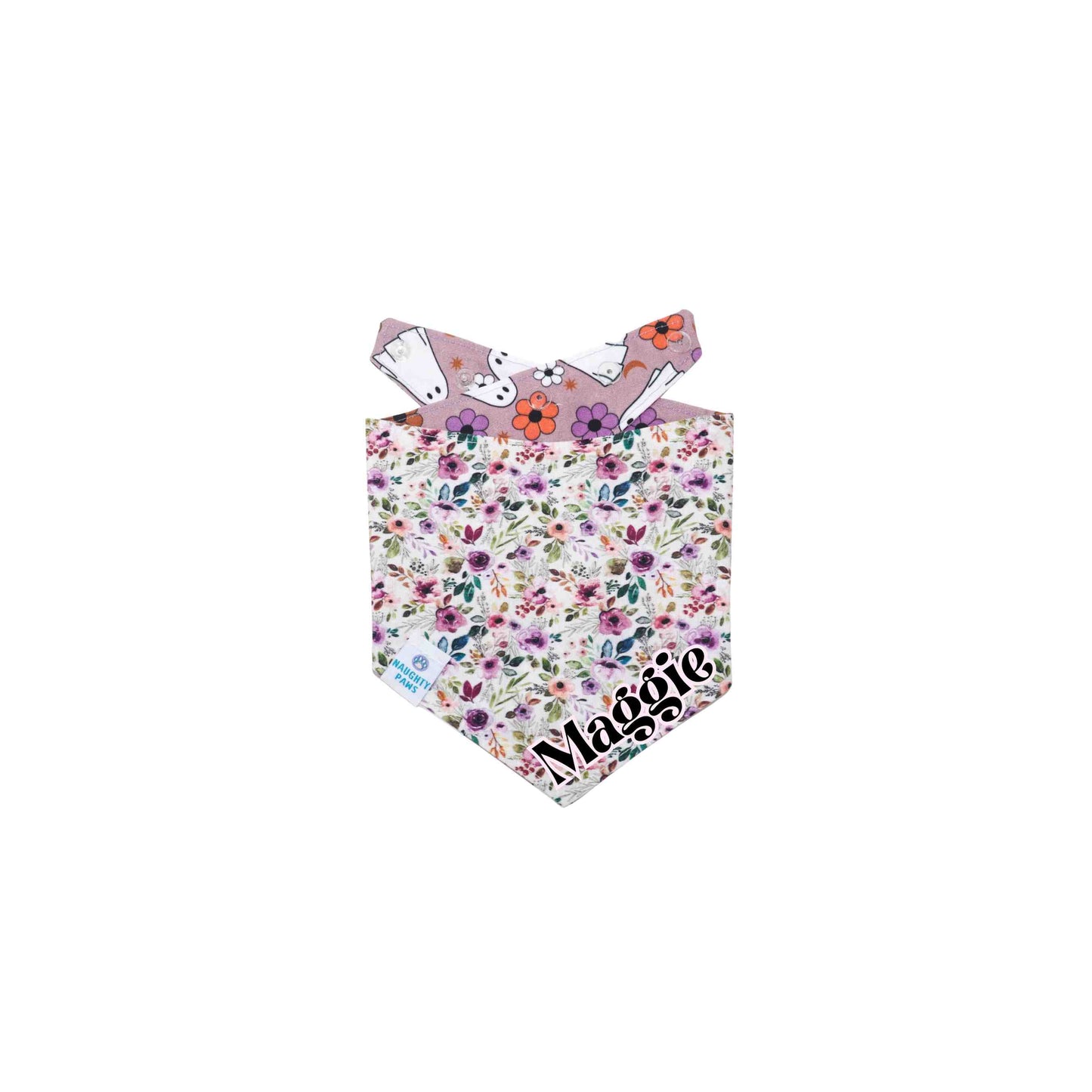 "Mulberry" Reversible Bandana