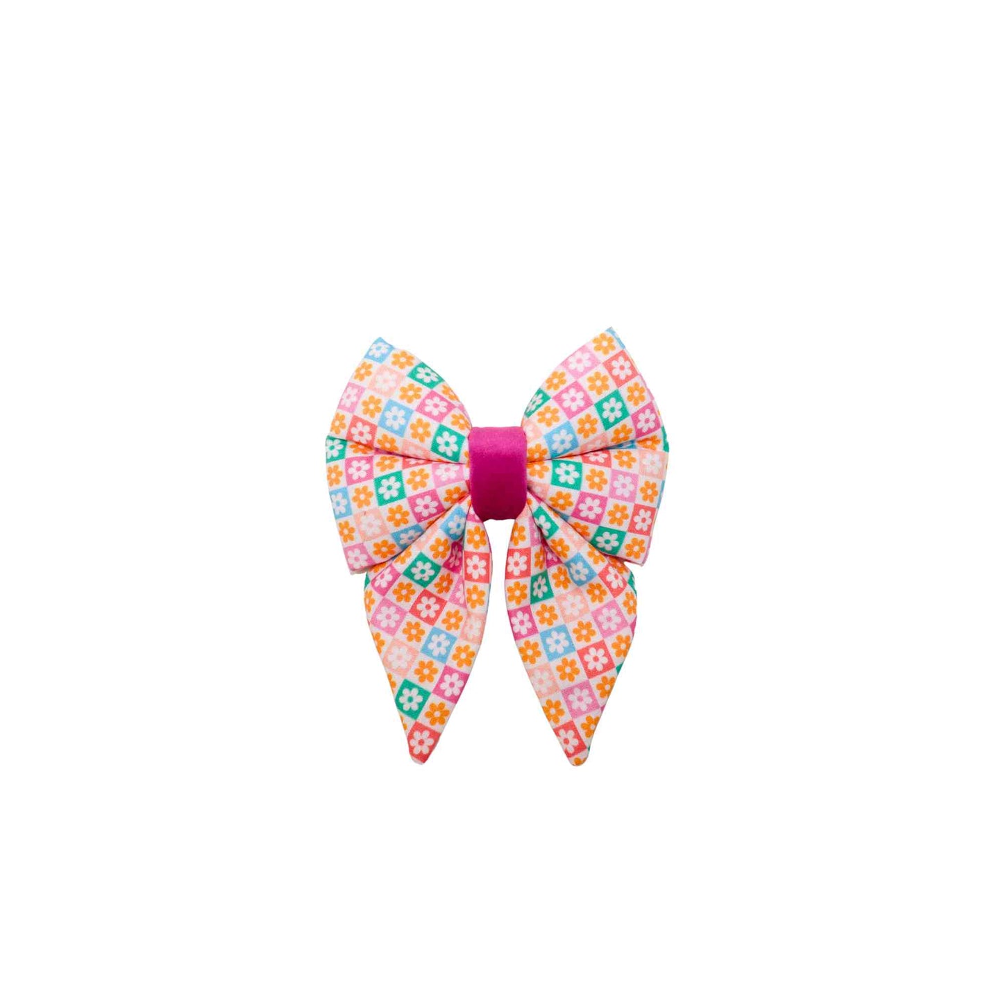 "Retro Floral" Sailor Bow