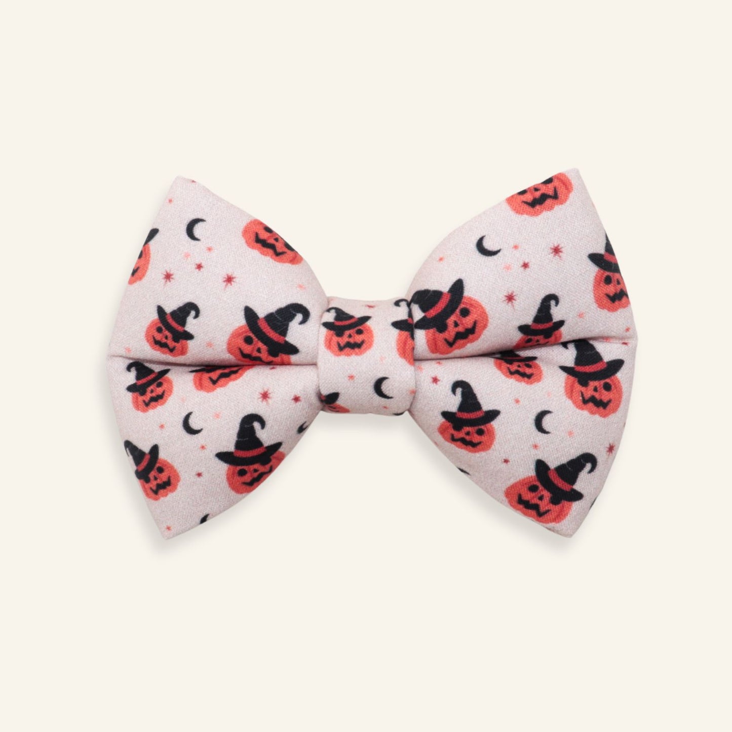 "Jack O'lantern" Puffy Bow Tie