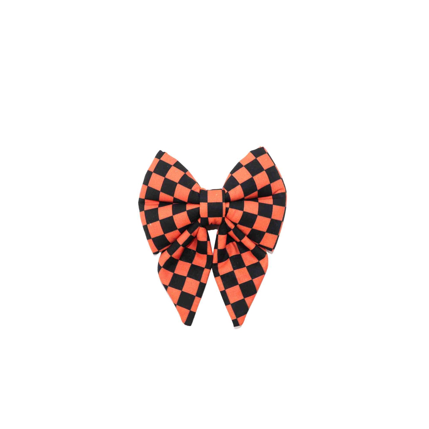 "Pumpkin Check" Sailor Bow