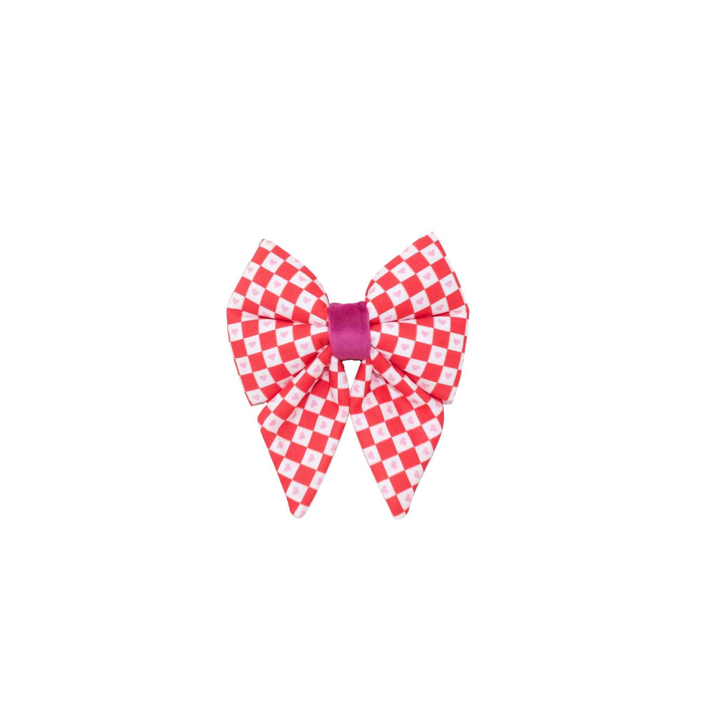 checkered-dog-sailor-bow