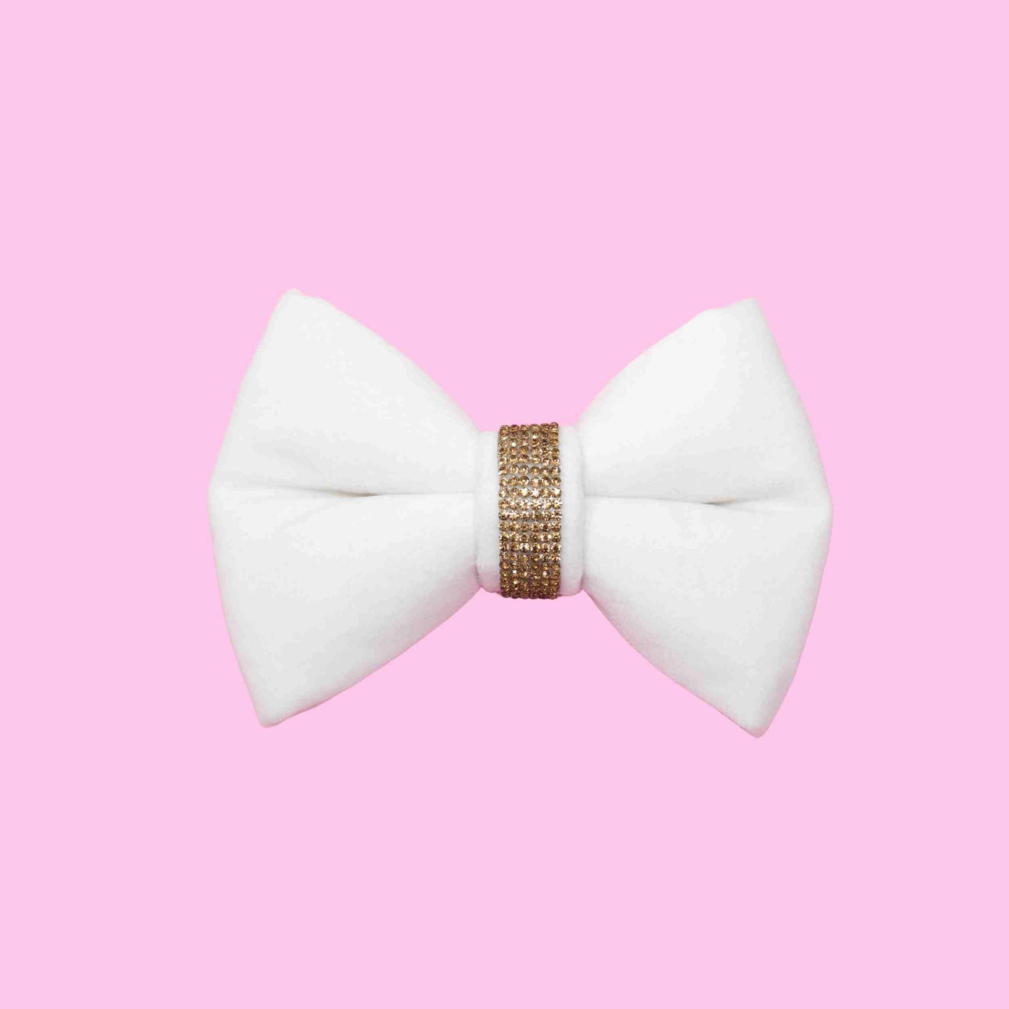 "SNOW" VELVET BOWTIE
