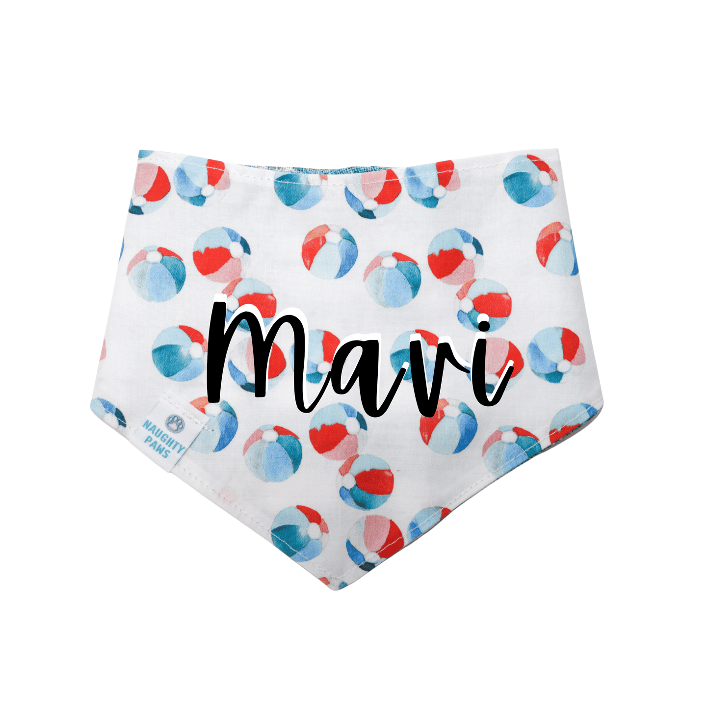 "Beach Vibes" Reversible Bandana