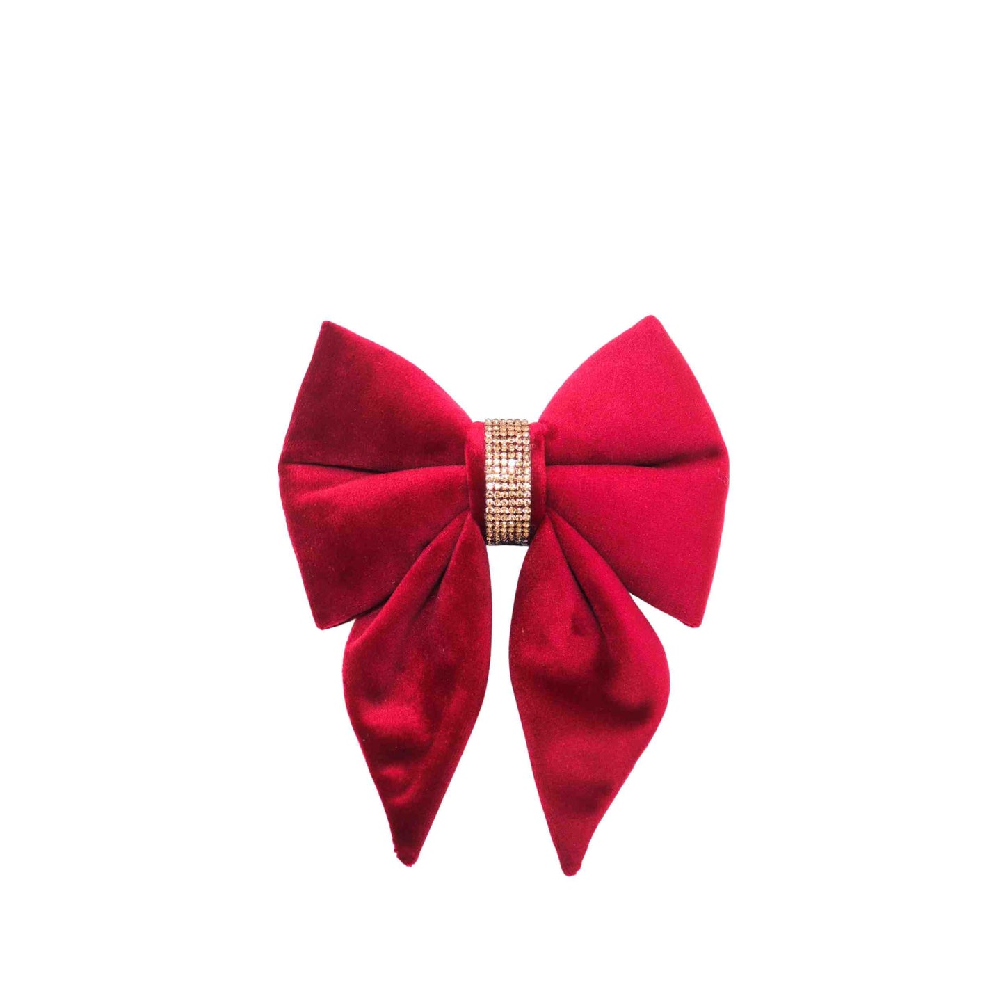 "MERLOT" VELVET SAILOR BOW