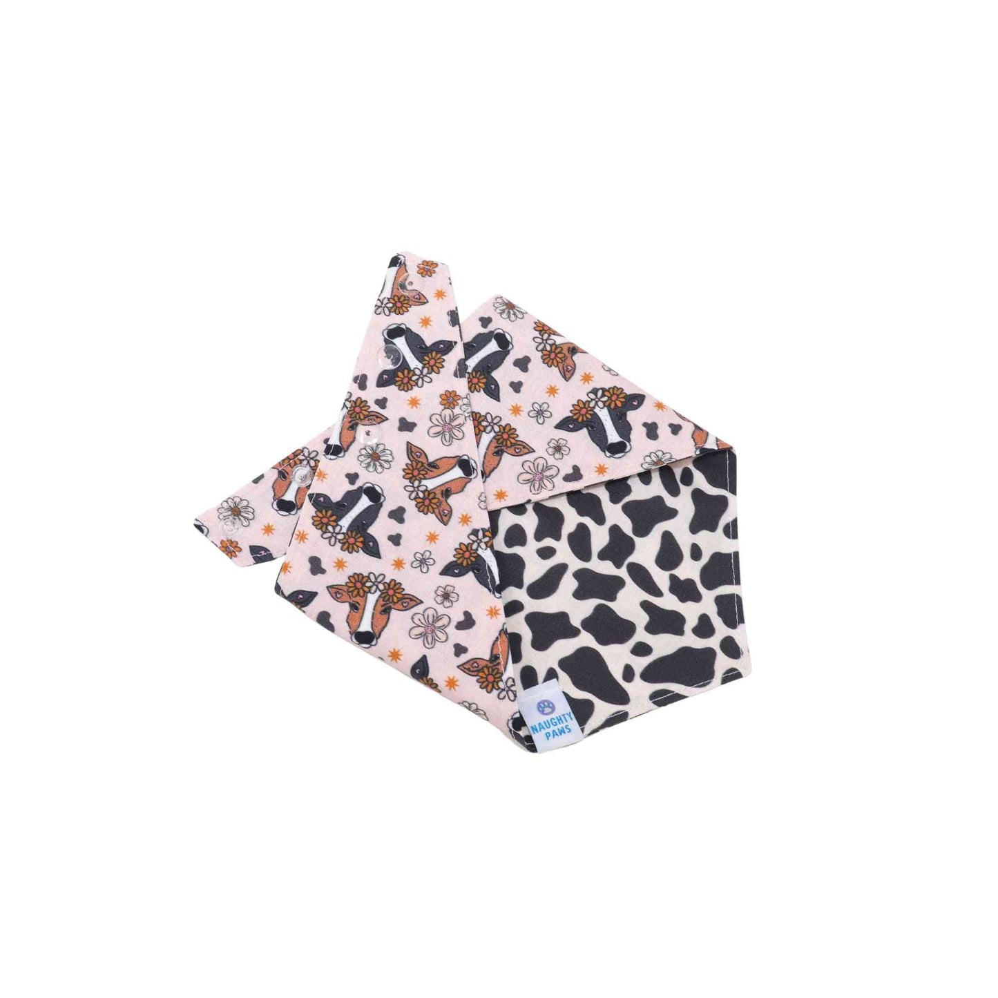 cow print pet neckwear, new puppy dog wear