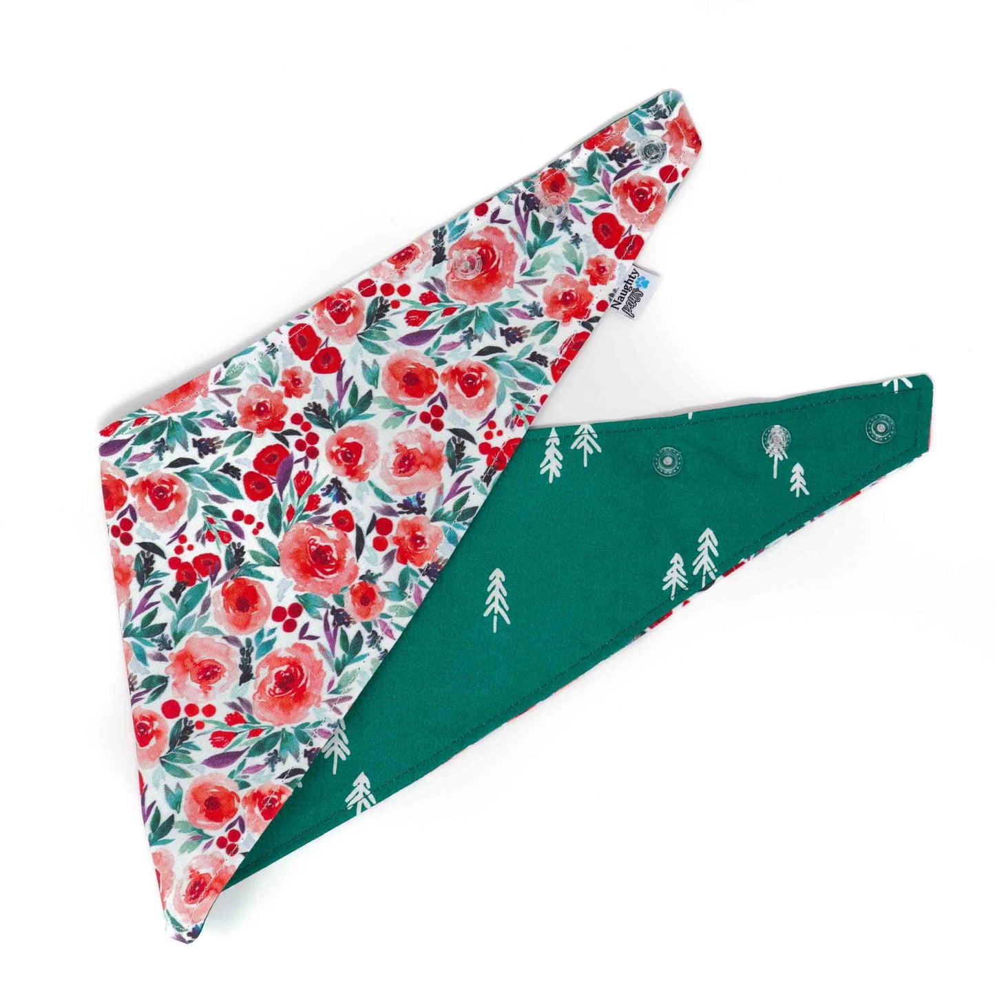 "Holly Berry" Reversible Bandana