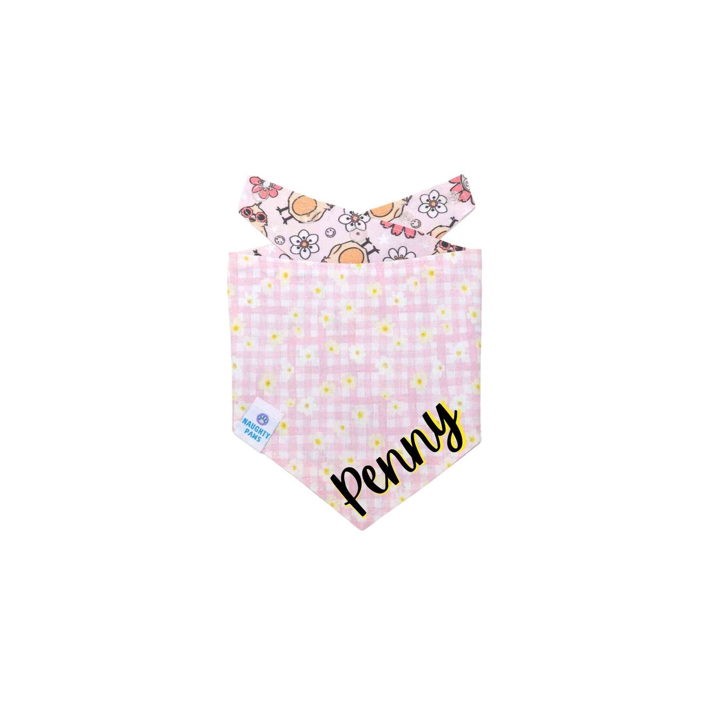 "Daffodil" Reversible Bandana