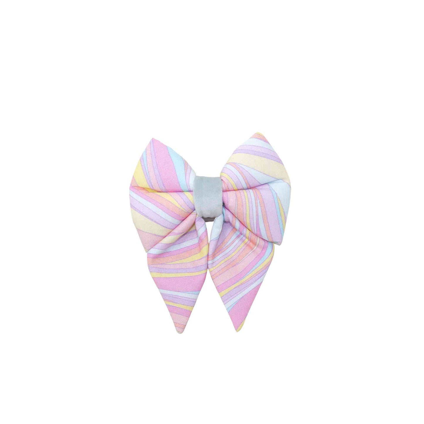 unicorn dog bow tie pastels spring pet neckwear