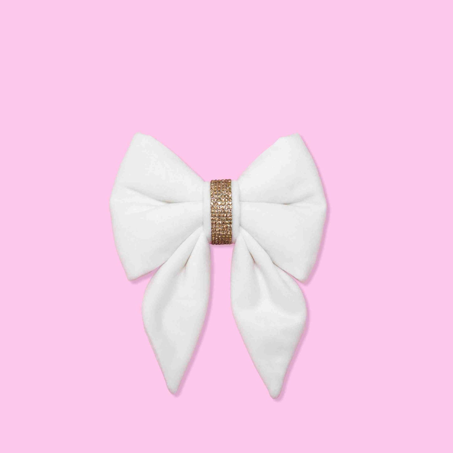 "SNOW" VELVET SAILOR BOW