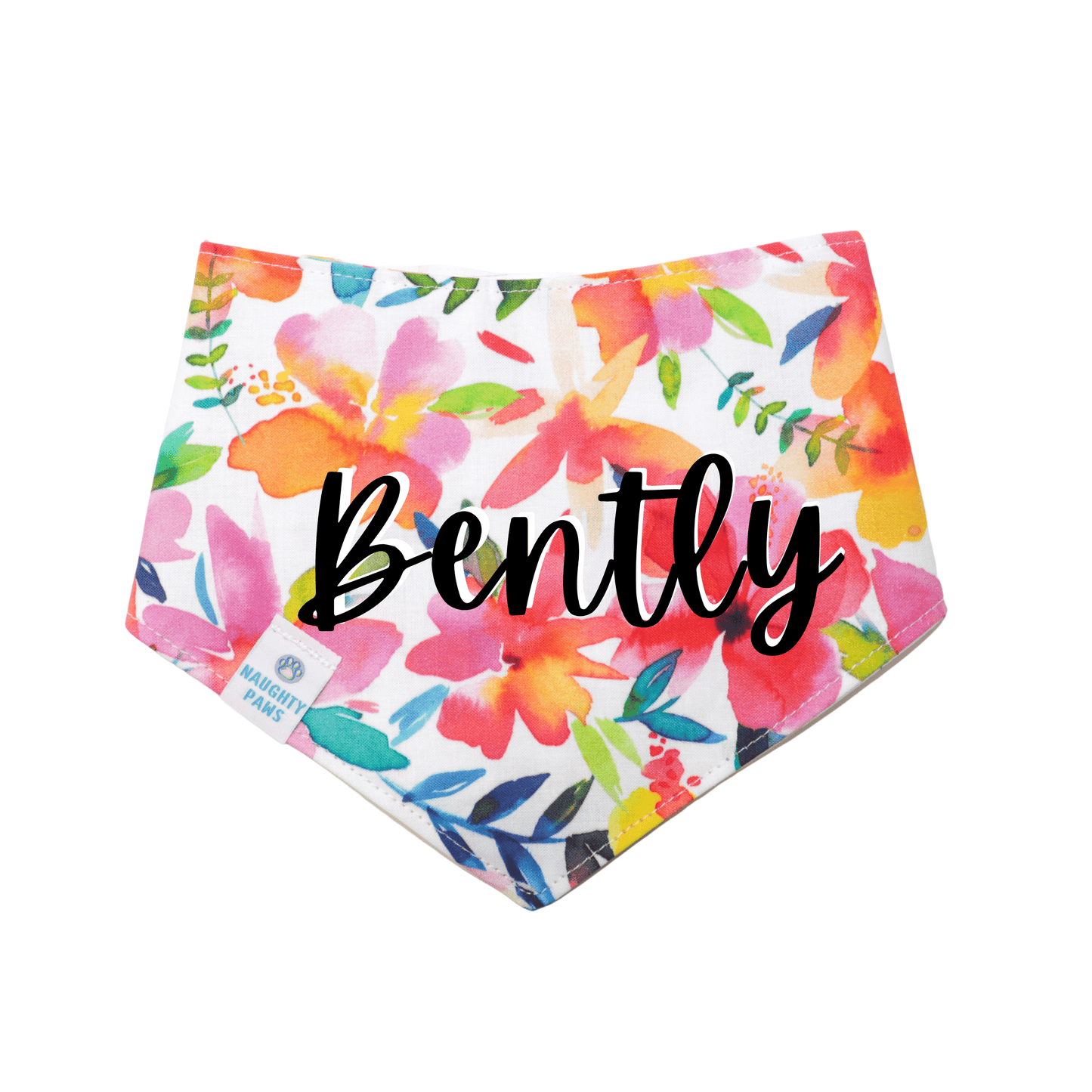 "Wild Flowers" Reversible Bandana