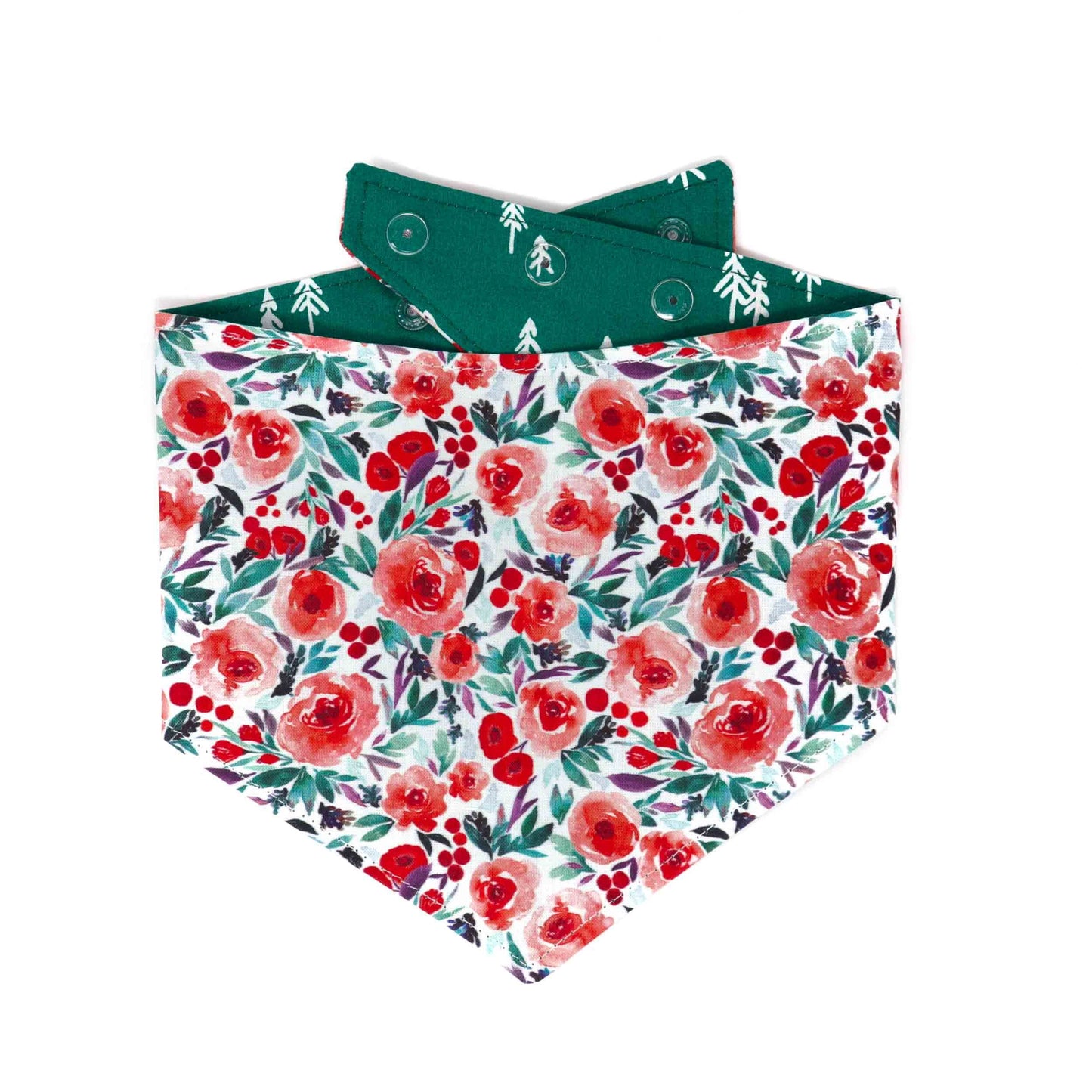 "Holly Berry" Reversible Bandana
