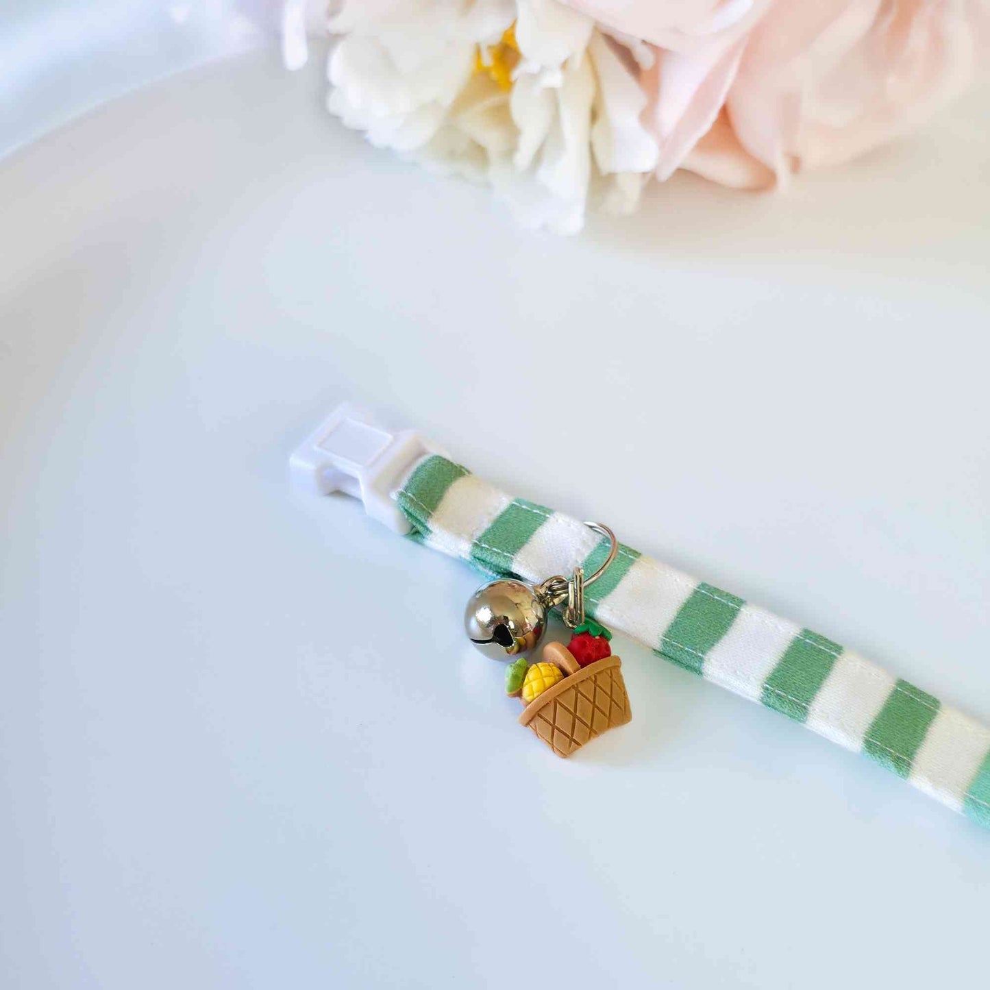 "Mint Candy" Breakaway Cat Collar