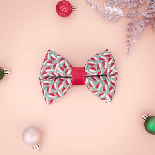 "Santa's Parade" Puffy Bowtie