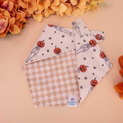 "Latte Check" Reversible Bandana