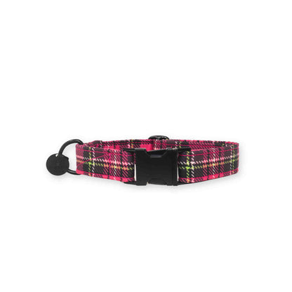 "Midnight Rose Plaid" Collar