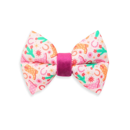 "Howdy!" Puffy Bow Tie