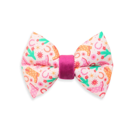 "Howdy!" Puffy Bow Tie
