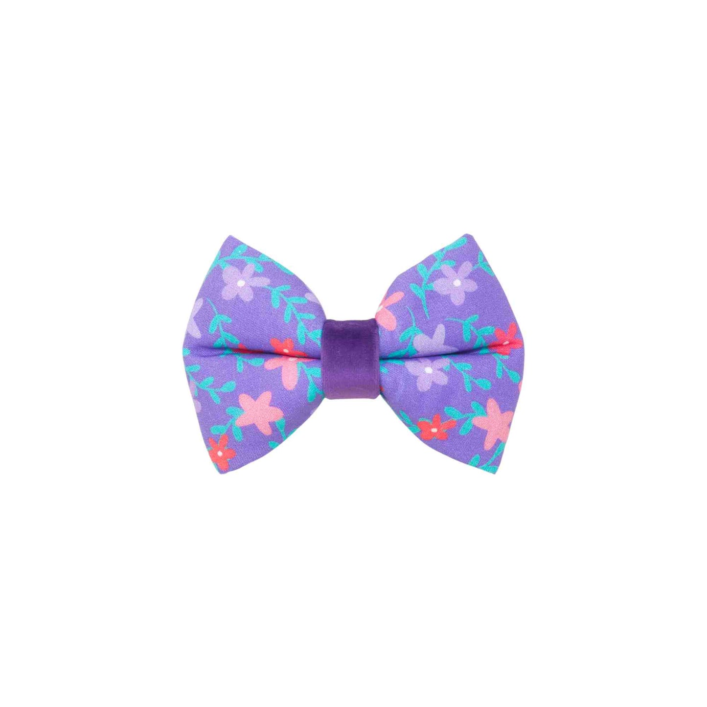 "Crimson Petals" Puffy Bow tie