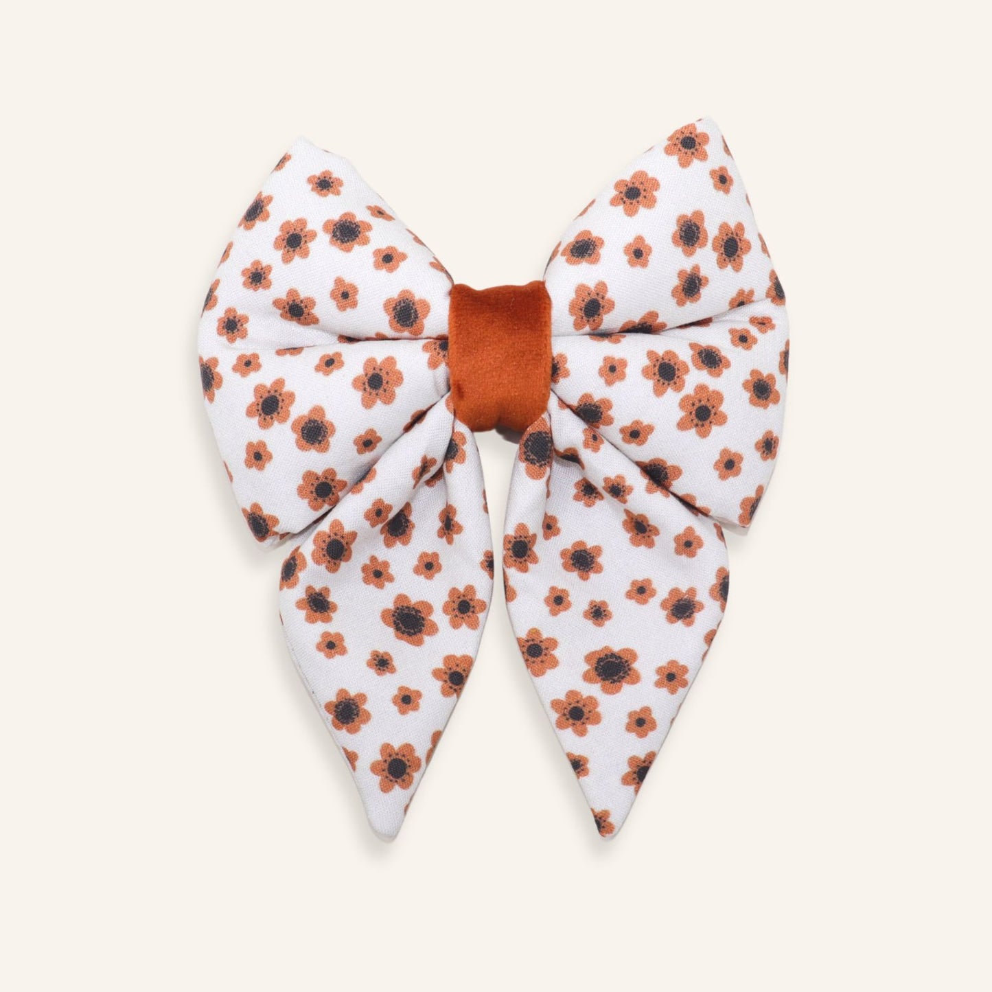 "Cappuccino Blooms" Sailor Bow