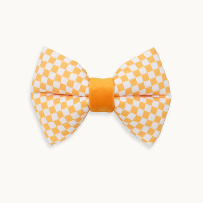 "Honey" Puffy Bow Tie