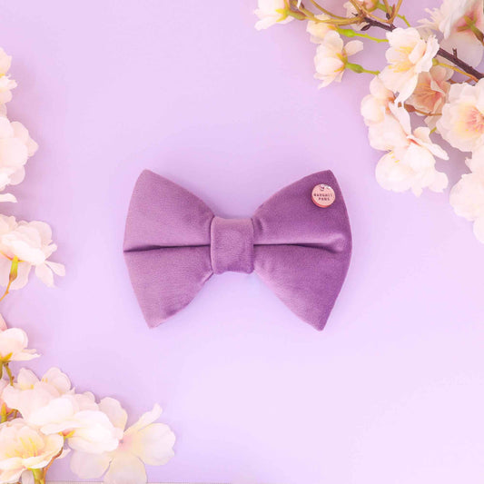 "FLORENCE" VELVET BOWTIE