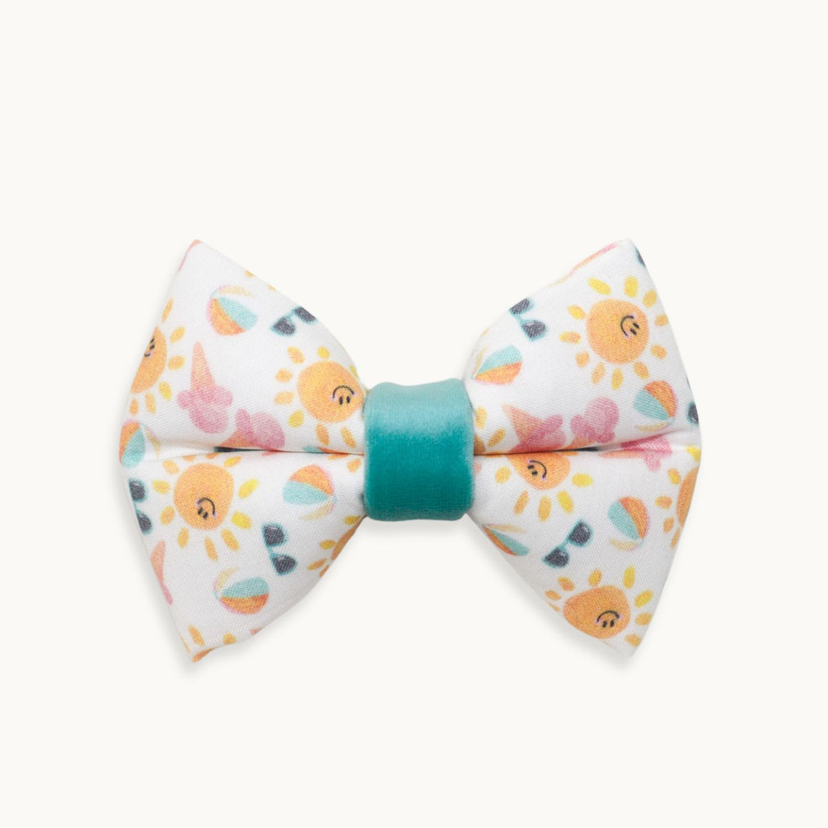 "Sunny Chill" Puffy Bow Tie
