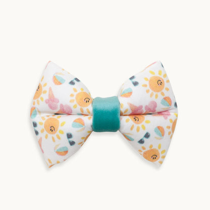 "Sunny Chill" Puffy Bow Tie