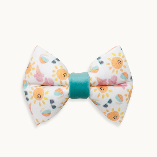"Sunny Chill" Puffy Bow Tie