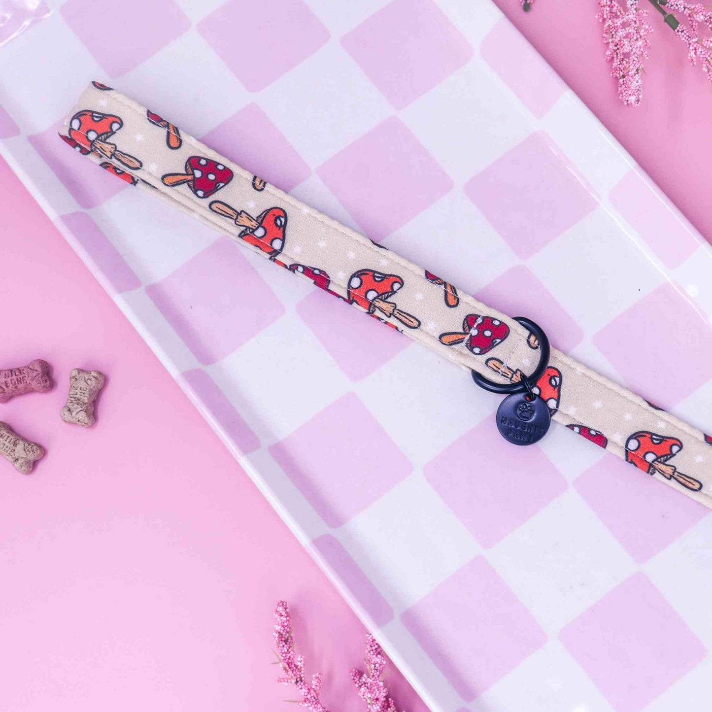 "Toadstool Treasure" Leash
