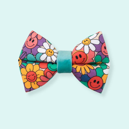 "Bloomtastic" Puffy Bow Tie