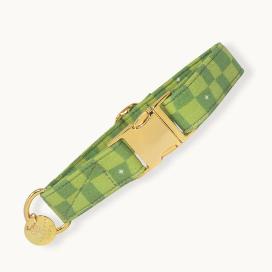"Kiwi Grid" Collar