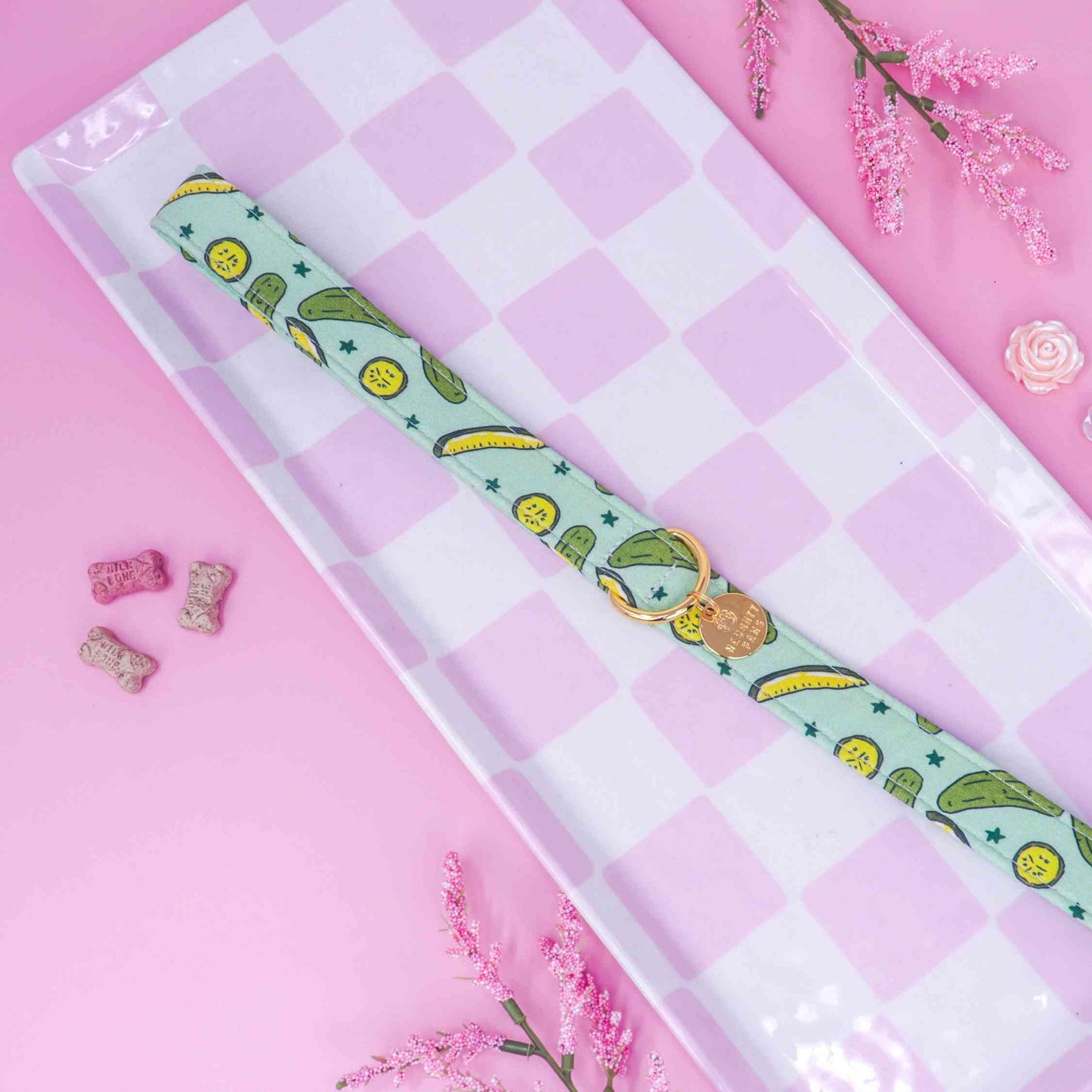 "Minty Pickle" Leash