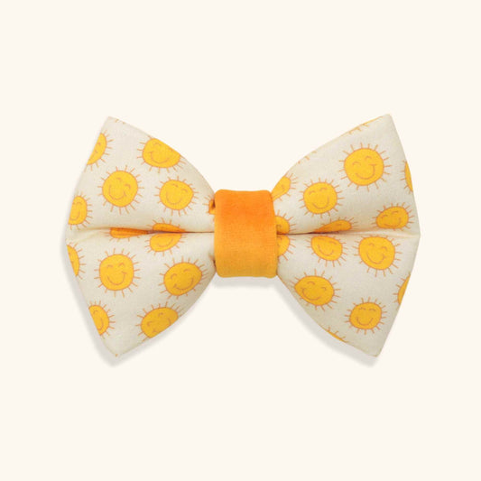 "Golden Glow" Puffy Bow Tie
