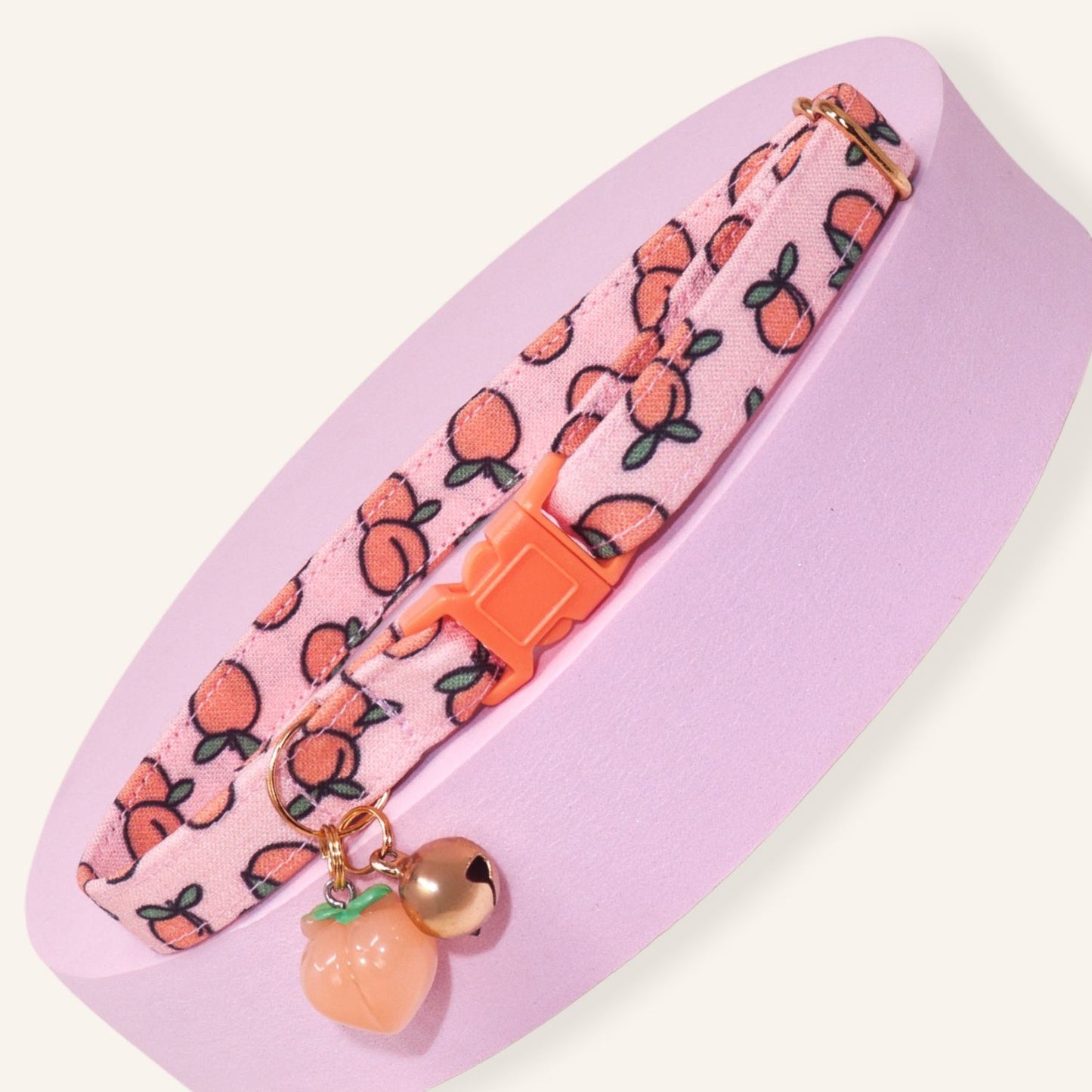 "Just Peachy" Breakaway Cat Collar