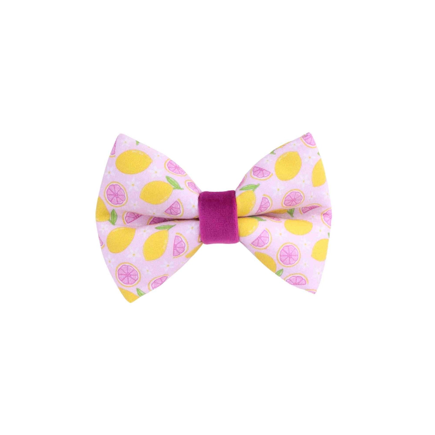 "Pink Lemonade" Puffy Bowtie