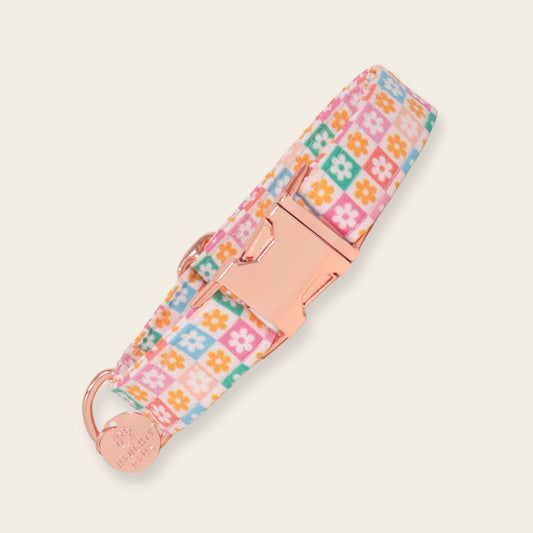 "Retro Floral" Collar