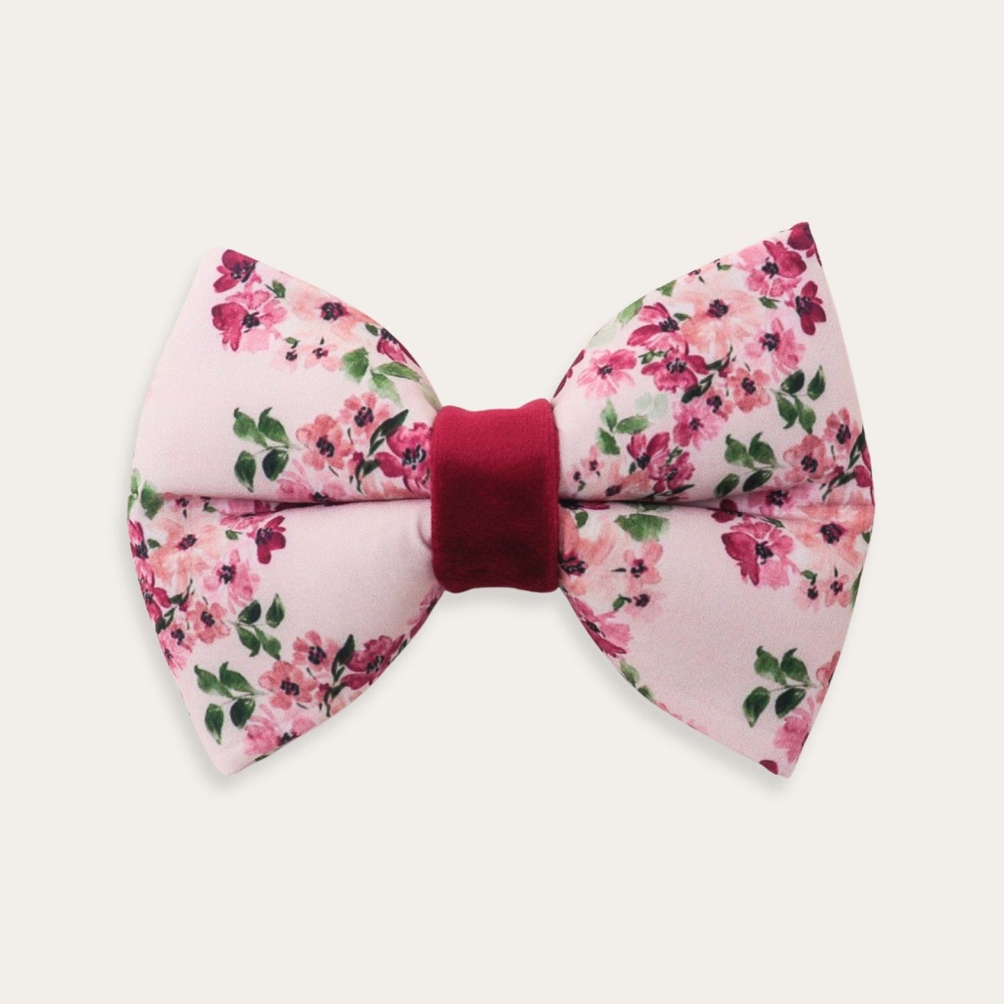 "Petale Rosé" Puffy Bowtie