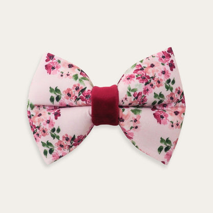 "Petale Rosé" Puffy Bowtie