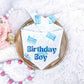 "Blue Birthday Cake" Reversible Bandana