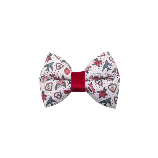 "Cupid's Charm" Puffy Bowtie