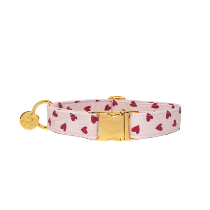 "Cabernet Hearts" Collar