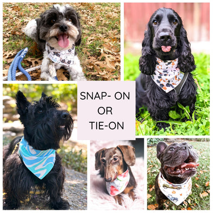 "Happy Fall" Reversible Bandana